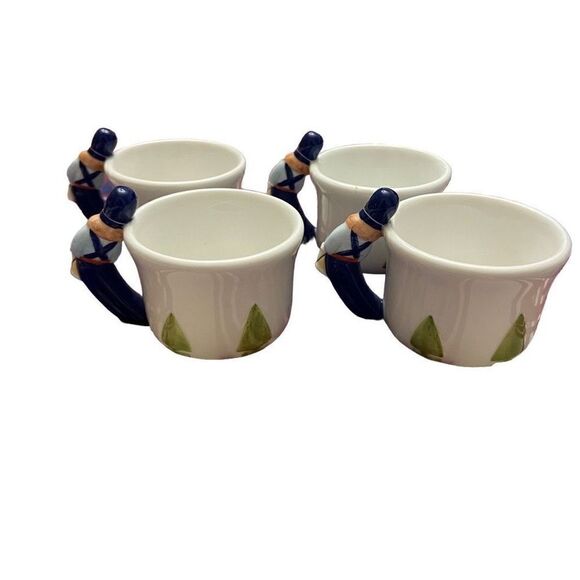 Department 56 Humpty Dumpty Storybook Village Mini Teacup Set of 4 - Picture 3 of 6